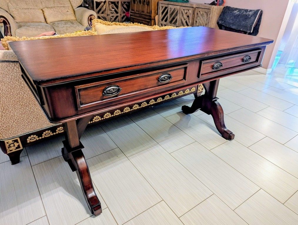 Fine Wood Desk - Vintage
