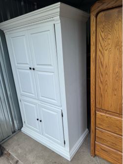 White Armoire Cabinet