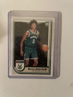 2022-23 Hoops Winter Purple MarJon Beauchamp 254