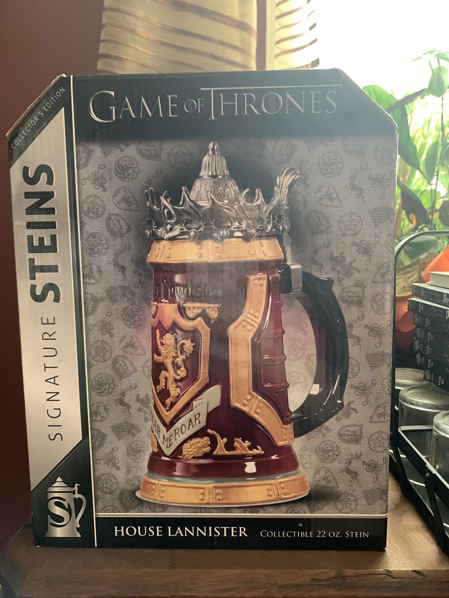 Game Of Thrones House Lannister Beer Stein