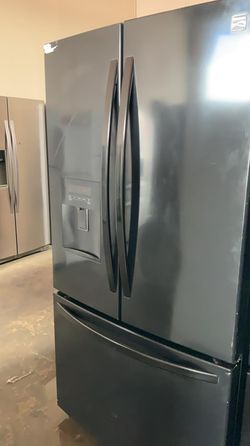Kenmore 3-Door Black Refrigerator
