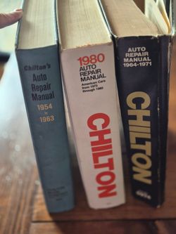 Chilton & Various Older Car Manuals