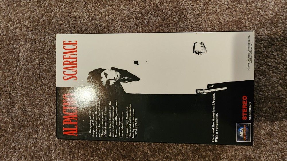 Scarface Vhs