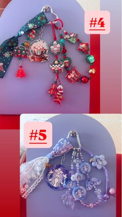Starbucks DYI bag charms