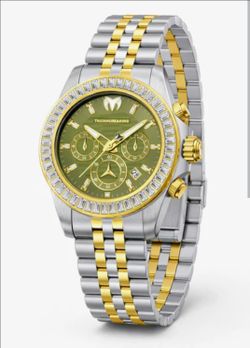 Tech marine Manta Watch - 42mm. Gold. Steel