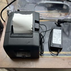 Star Micronics TSP654IIU USB Thermal Receipt Printer with Auto-cutter and External Power Supply - Black