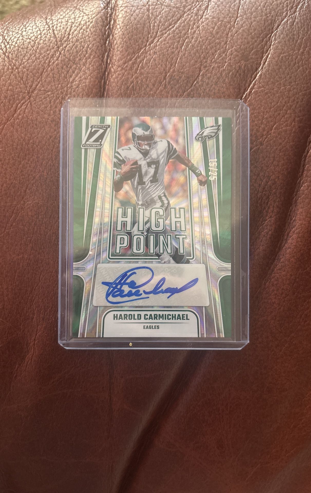 2024 Panini Zenith Harold Carmichael Auto /25