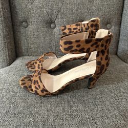 Leopard Heels Size 7.5 