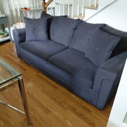Slate Blue Couch Clean
