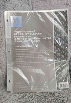 Trading card sleeves