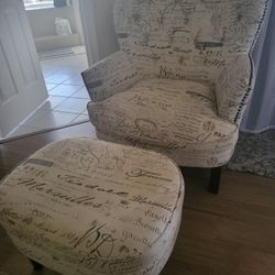 Chair And Ottoman 