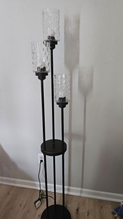Bronze floor lamp