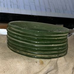 Antique glass cups