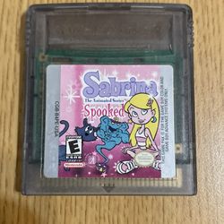 Nintendo Gameboy Color Sabrina the Animated Series Spooked