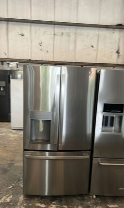 GE Stainless Steel 3-Door French Door Fridge