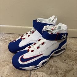 Nike Air Griffey Max 1 USA White Red Blue Retro Shoes DX3723-100 Mens Size 10/11.5