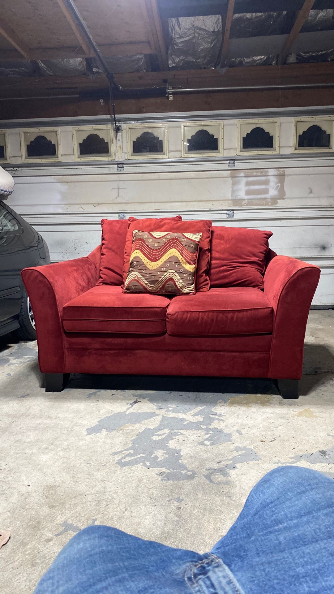 red couch
