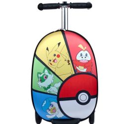 Pokemon Kids Scooter Suitcase