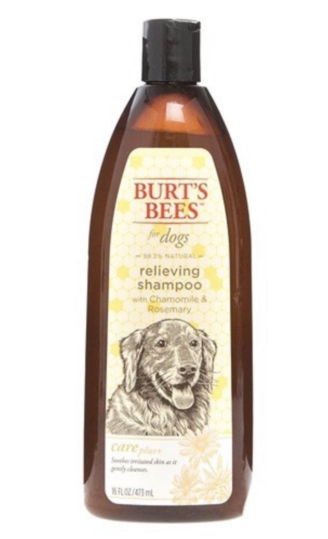 Burt's Bees Care Plus+ Relieving Chamomile & Rosemary Dog Shampoo, 16 fl. oz.