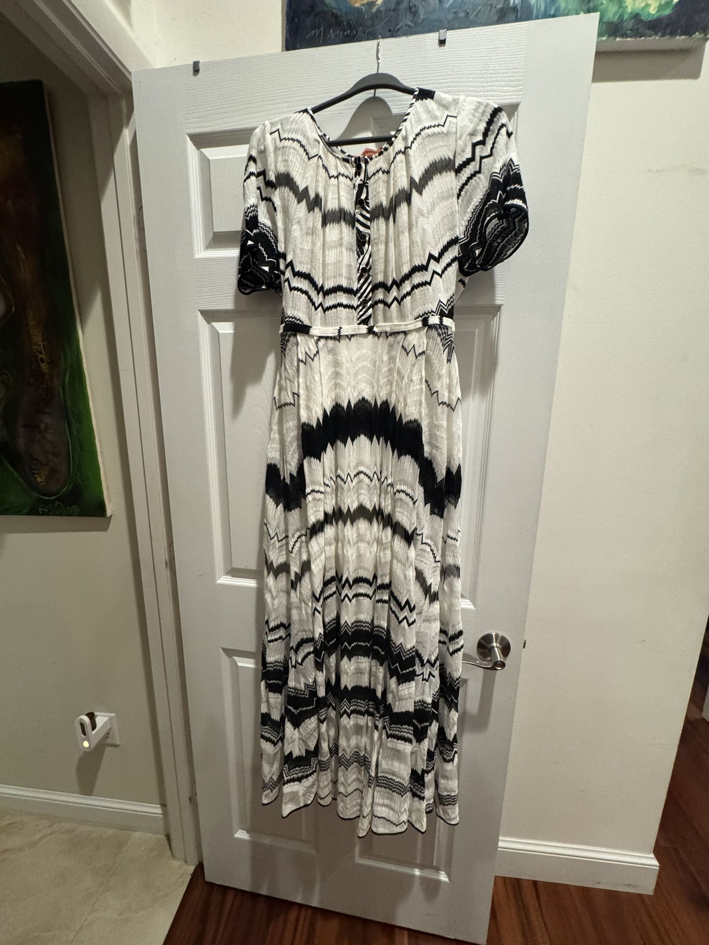 Missoni Black And White Dress 40
