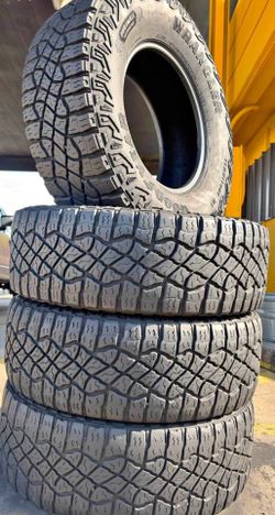 275.70R18 GOODYEAR brand tires excelente condición %80life set of (4)