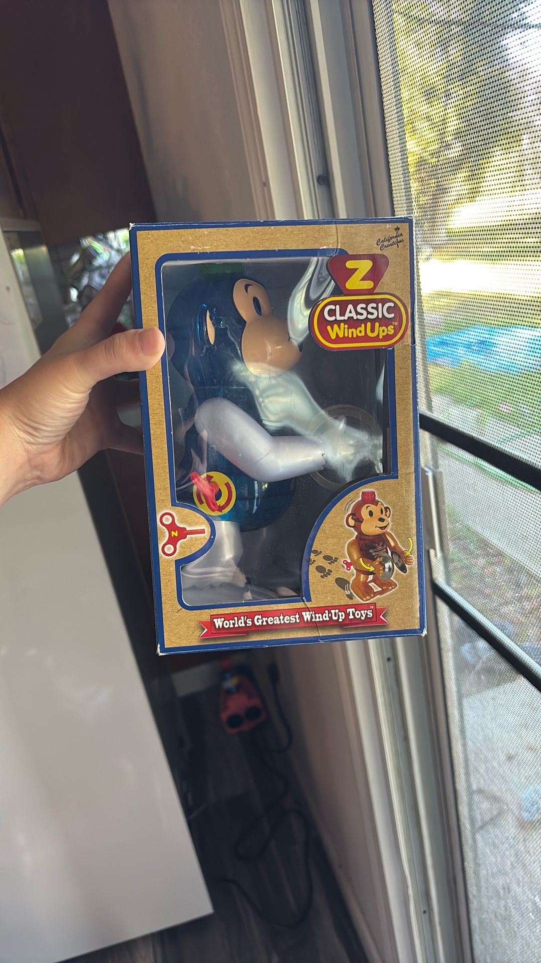 Z Classic Wind Up You Monkey With Cymbals