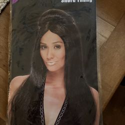 Halloween - Trainwreckz Shore Thang Long Black Wig