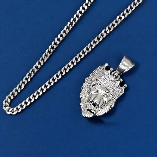 Stainless Steel Pendent And Chain 24"