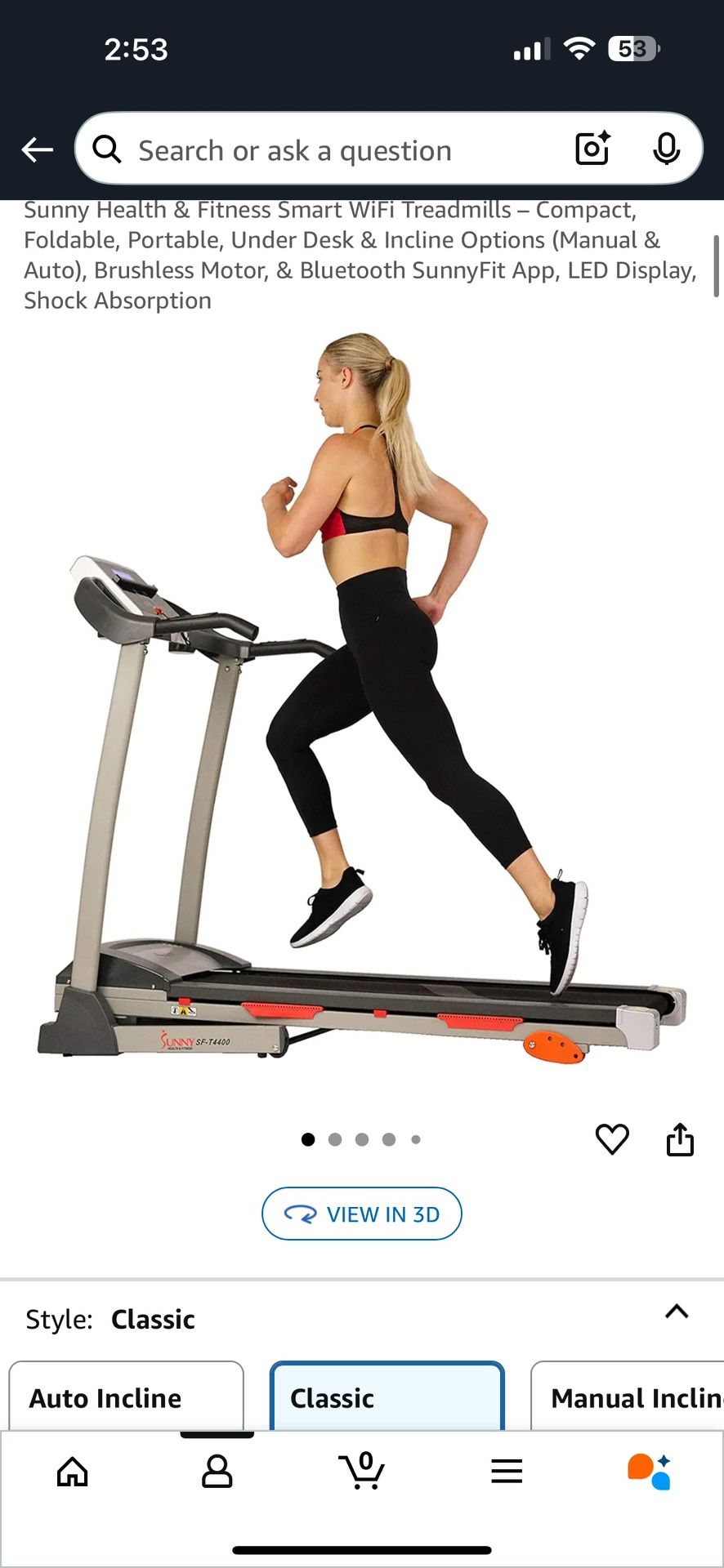 $400 Treadmill Like New Asking $150 OBO