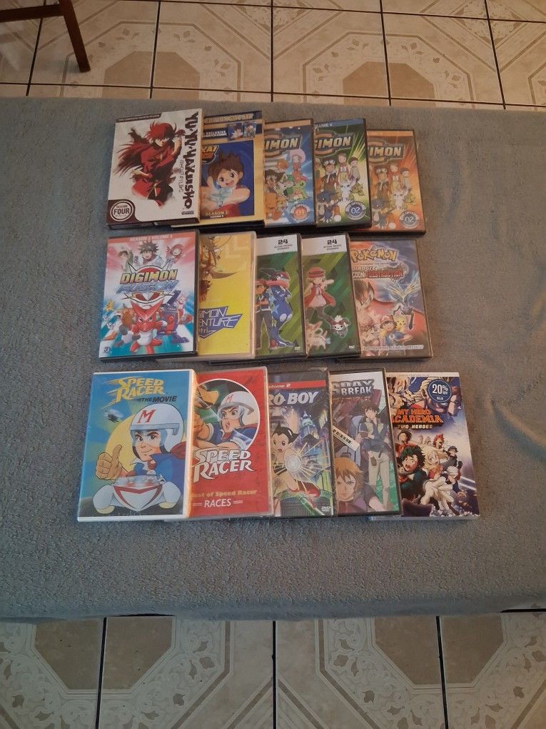 Lot Of 15 Anime English Dub DVDs