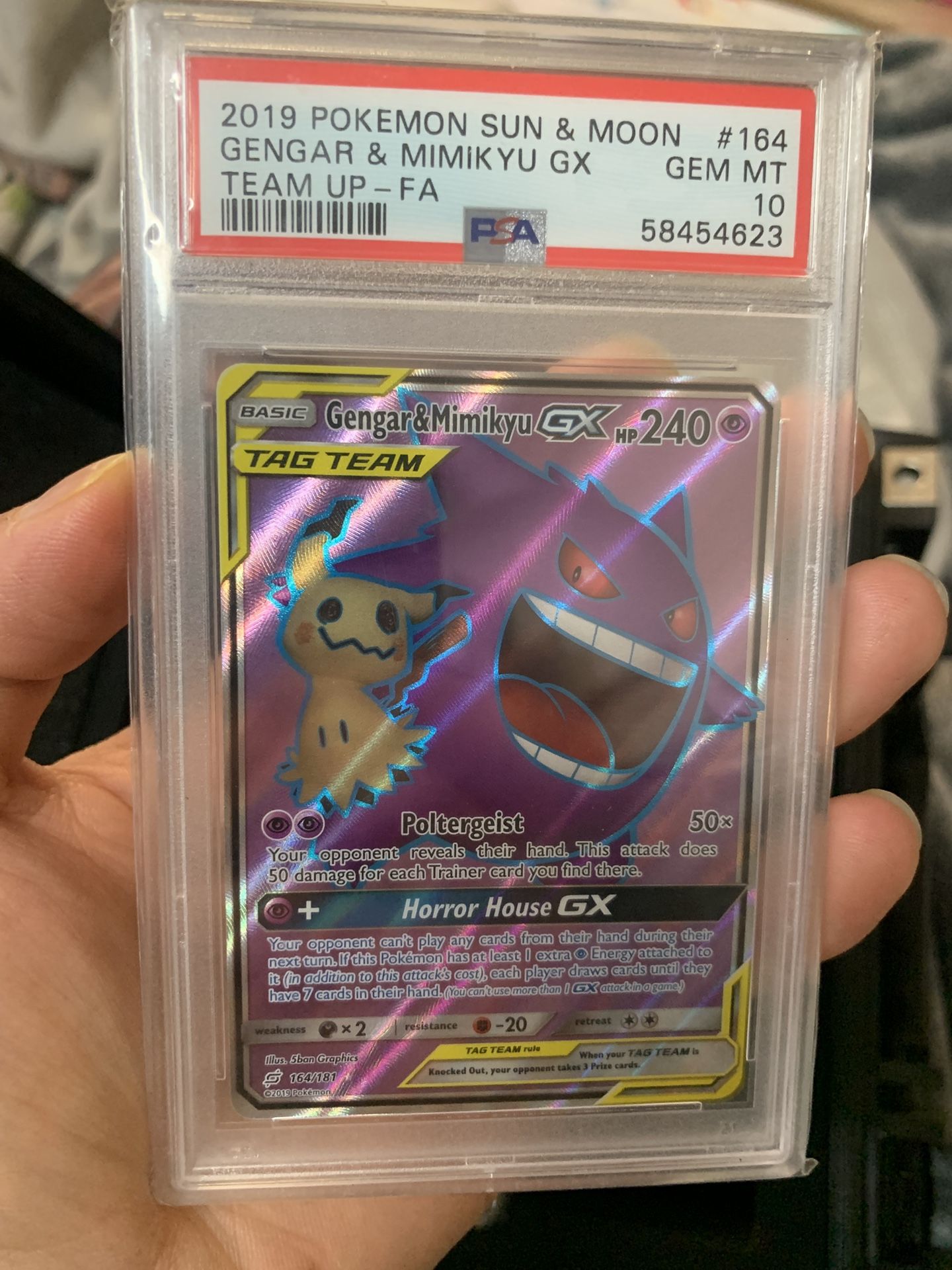 Pokemon Gengar And Mimikyu Gx Tag Team