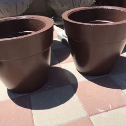 New Flower Pots Made Out Of Cement Perfect Gift 