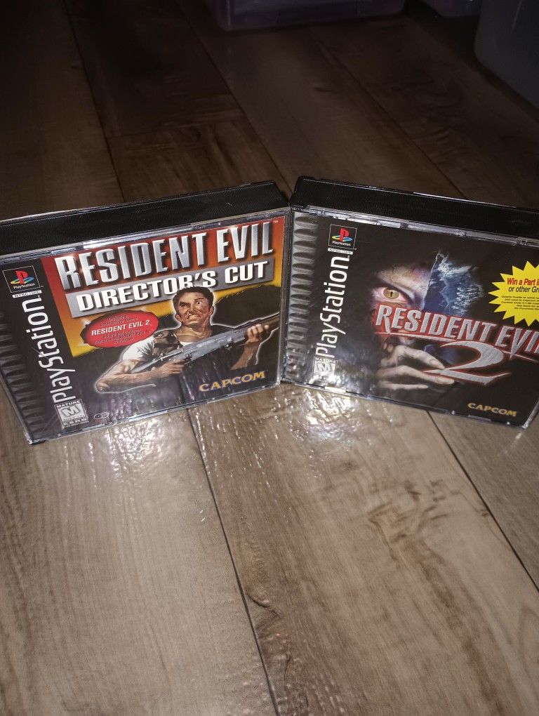 Playstation Resident Evil Directors Cut And Resident Evil 2