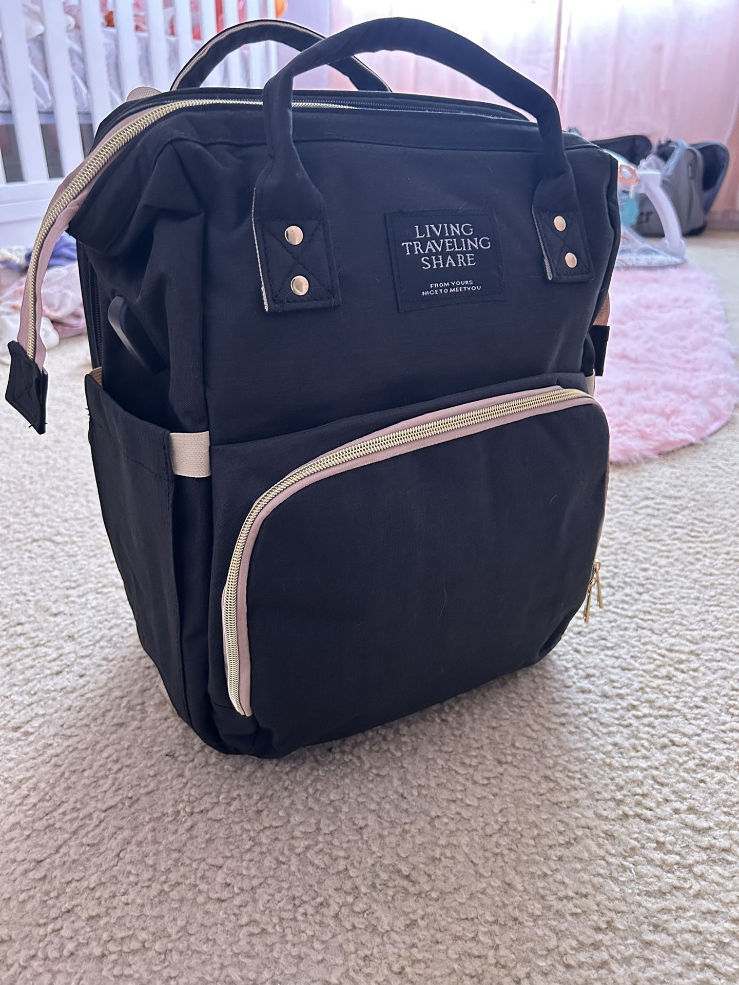 Black Diaper Bag