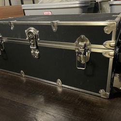 Black storage Chest - Lock Included 