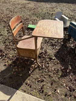 Antique School Desk