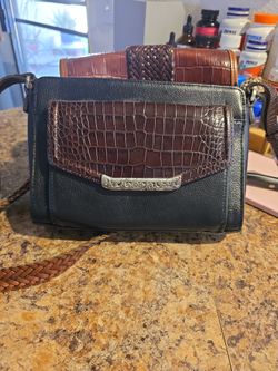 Brighton  Leather Crossbody Bag/ Serial #