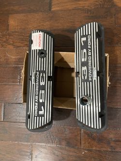 Set of Valve Covers For 351W 5.8L Ford