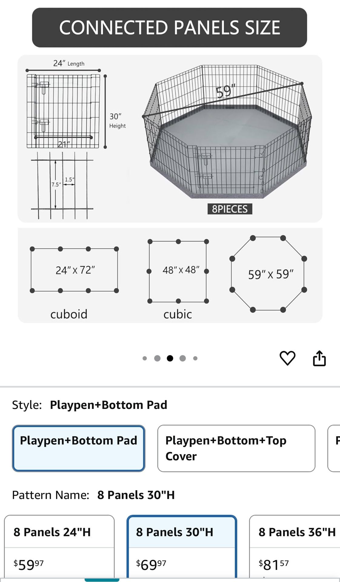 DOG CRATE AND GATE