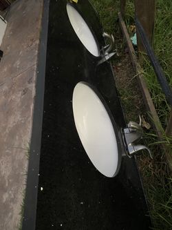 Double Sink Granite Piece 