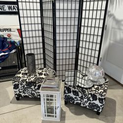 Decor Japanese Screen Ottomans Lamp