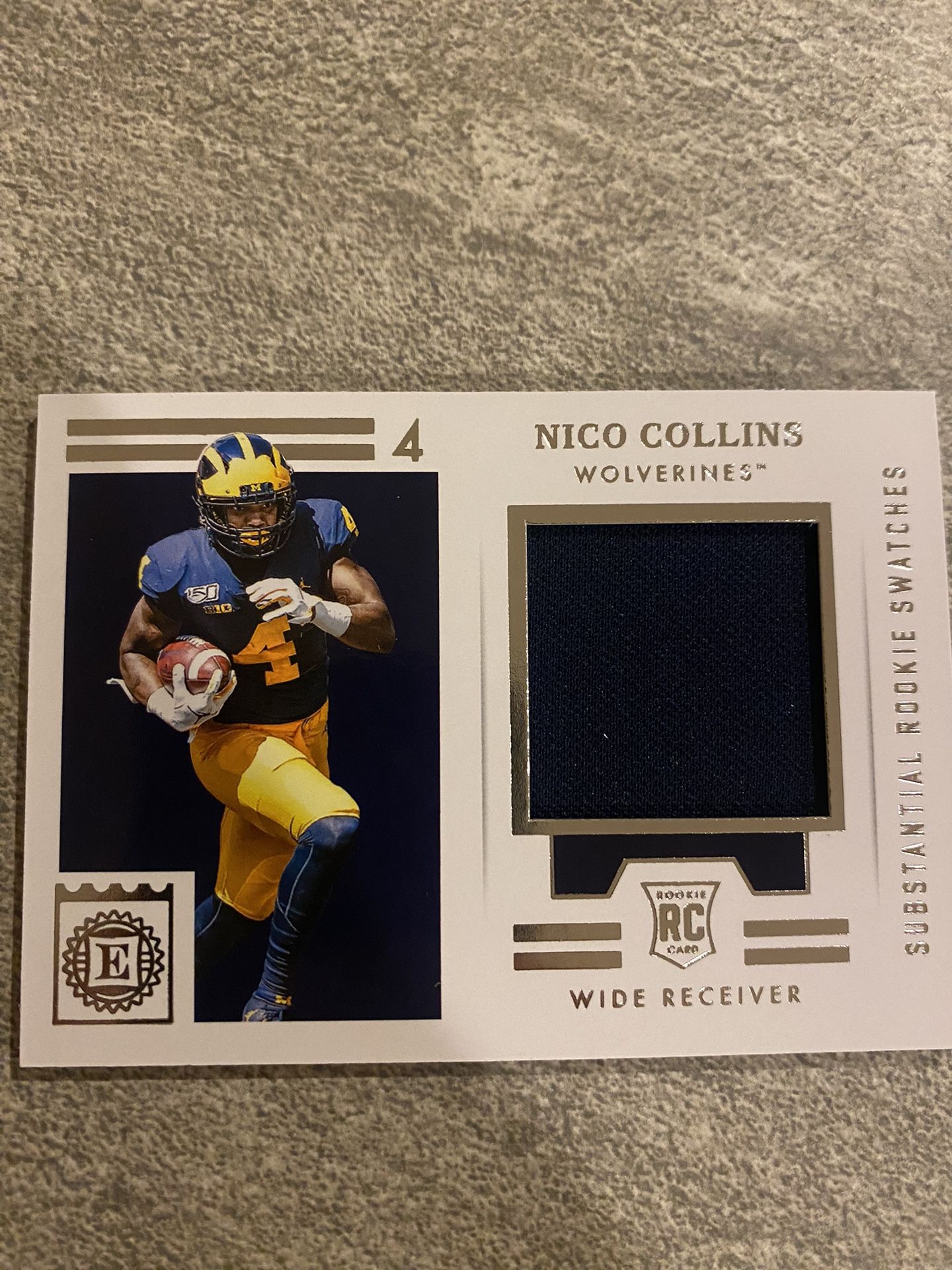 Nico Collins Rookie Patch