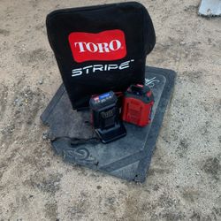 toro self propelled electric motor  battery and charger 