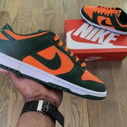 Nike Dunk Low Miami Hurricanes sz 11.5