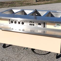 4 Well Restaurant Food Warmer Hot Steam Table - Warmer