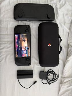 Steam Deck OLED 1TB Bundle - Hall Effect Sticks, Official Dock & JSAUX Case