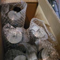 5 Glass Water Bottles With Sleeves