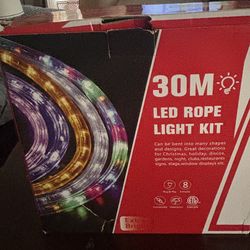 30-meter LED rope light kit