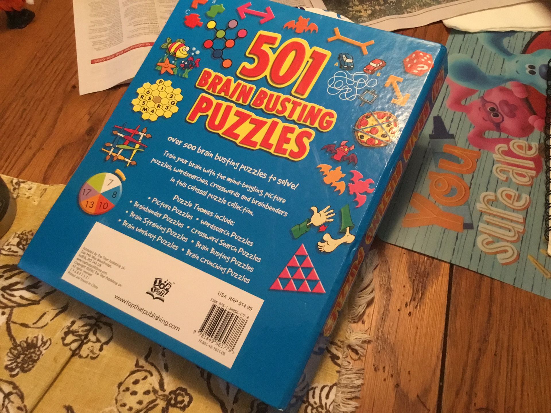 Puzzles And Games- 501 BRAIN BUSTING PUZZLES/CODE BREAKER(BRAIN GAMES)-$15 FOR BOTH OR BO….