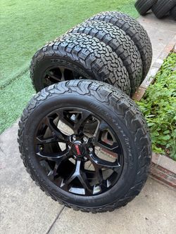 Gmc sierra Denali wheels and tires 20